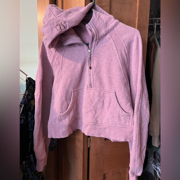 lululemon athletica Light Pink Half-Zip scuba - Picture 1 of 4